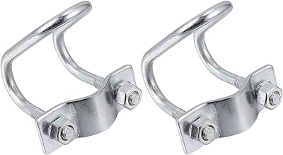YarNOW 2 pieces of galvanized iron clamp, Crossed clip for metal cable, clamping loop, U hook for nails, hook to lift the pig equipment, DIY accessories (silver).. Shop the smart way with DIAYTAR Nigeria — fast delivery, affordable everything.