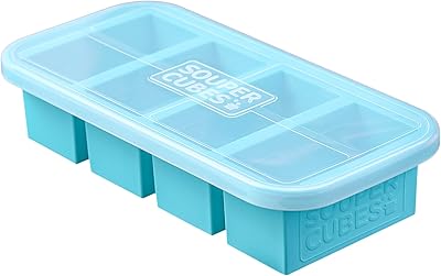 Extra wide supercube silicone freezing tray with lid - freeze food, soup and sauce in perfect portions of 1 cup, 1 package, aqua.. Experience shopping satisfaction with DIAYTAR NIGERIA's vast selection and budget-friendly delivery options.