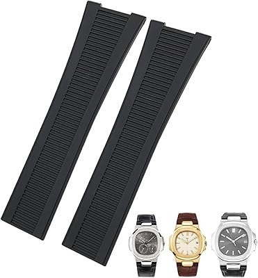 Copmg 25 mm smoother Silicone Silicone Watch Watch Bracelet, Waterproof watch strap for Patek Philippe Nautilus for men bracelet.. Experience shopping freedom with DIAYTAR NIGERIA's vast selection and 5-8 day nationwide delivery service.