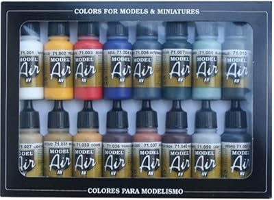 Set of Acrylic Colors Valejo Model Air Basic - Assorted Colors (package of 16).. Shop with purpose at DIAYTAR NIGERIA, where your money goes further and delivery is always prompt.