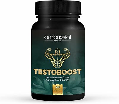 Ambrocial dietary supplement for men from Testoboost | High resistance and high power | 60 vegetarian capsules.. DIAYTAR NIGERIA: Where every shopping need is fulfilled with affordable prices and nationwide shipping.