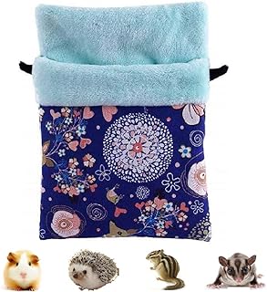 Lightwood Sugar Gliders Cotton sleeping bag for small hanging pets, comfortable for small animals, squirrels, rats, hamsters (width, blue gazelle).. Shop with purpose and save with DIAYTAR NIGERIA's extensive platform and nationwide delivery service.