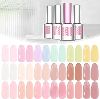 SEMI-TRANSPARENT OPEO NUDE and LIBER BEIGE semi-transparent nail polish box with mat matt coat, 24 pieces, gift for women and girls.. DIAYTAR NIGERIA: Where shopping meets satisfaction with affordable prices and delivery within 8 days.