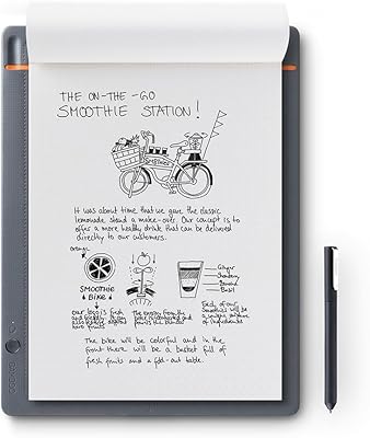 Wacom CDS-810S BAMBOO SMARTPAD A4 Large notebook (with scanning function including a pen.. DIAYTAR NIGERIA brings the market to your screen with thousands of affordable products delivered to your door.