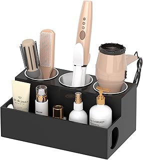 Hair Tools Organizer Newby, hairdryer and acrylic hairdressing organizer, Bathroom Bathroom Dry Hoping, Storage support for accessories, makeup and cosmetics.. Shopping made simple with DIAYTAR NIGERIA's vast selection and budget-friendly nationwide delivery.