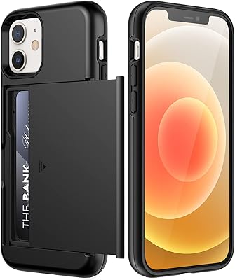 Geetech wallet design protective case for iPhone 12/12 pro 6.1 inch with card holder, double layer shocking and hidden sliding lift (black).. Unlock access to a wide range of products with DIAYTAR NIGERIA's affordable e-commerce platform.