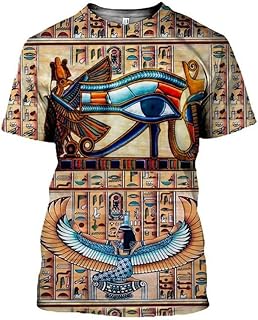 Brand t-shirt gods of ancient Egypt goddesses Pharaoh T-shirts for Men sports t-shirts with short sleeves printed in 3D unisex highs (3, 4xl t-shirt).. DIAYTAR NIGERIA: Making quality products accessible to all Nigerians at affordable prices.