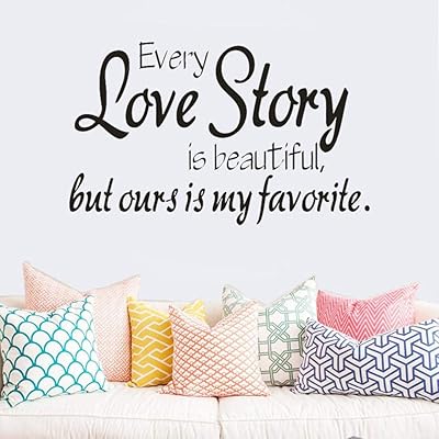 1 Removable vinyl wall sticker in the LOVE Story design for the living room, the bedroom, the decoration of the house.. Shop across categories at DIAYTAR NIGERIA and enjoy budget-friendly nationwide shipping in 5-8 days.