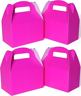 Boxes with bright pink festival, 30 pieces of thick paper boxes, birthday party supplies for children, toppings and neon ink.. The future of online shopping in Nigeria is here — welcome to DIAYTAR.