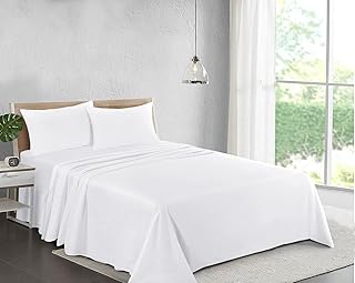 Flat cotton bed sheet and united complexion polyester |.. Experience the future of online shopping with DIAYTAR NIGERIA's extensive product range and competitive pricing.