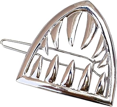Shark jaw hair tweems, metal hair clips with shark teeth, thick triangular hair clips for long hair.. Shop the future with DIAYTAR NIGERIA - thousands of products, unbeatable prices, delivery within a week.