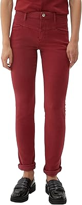 S.oliver betsy slim fit jean pour femme rouge 40w   34l.. Skip the traffic, shop online — DIAYTAR Nigeria brings it to you.