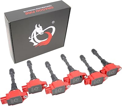 Dragon Fire Performance Kit of ignition coil 6 pieces for Nissan Infiniti 370z ex37 FX37 G37 M37 Q40 Q50 Q70 3.7L V6 22448-EY00A UF617 OEM FIT C OEM FIT 617-DFX6 07-20.. Experience the ease of one-stop shopping with DIAYTAR NIGERIA's diverse catalog and nationwide delivery.