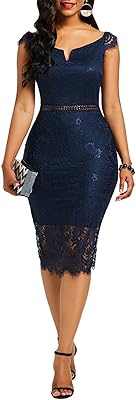 Anjvi Elegant Lace Summer Evening Dress for Women, Creuse Evening Dress for Office, Birthday, Club (Color: Hortile, Size: XXL).. DIAYTAR NIGERIA makes every purchase count with our affordable prices and reliable 5-8 day shipping.