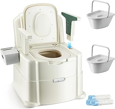 Portable toilet seat for hypodies adult, toilet chair with armrests, adjustable height, 2 toilets and induction night light, pot chair for elderly and disabled.. Shop across categories at DIAYTAR NIGERIA with the confidence of prompt and budget-friendly delivery.