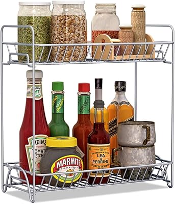 JARORM Organizer of kitchen spice/standing support at 2 levels/kitchen bathroom for counter storage organizer spice jars.. DIAYTAR Nigeria is your reliable online shopping destination offering an extensive range of products across all categories. Enjoy fast nationwide delivery in just 5 to 8 days and some of the lowest prices in the market.