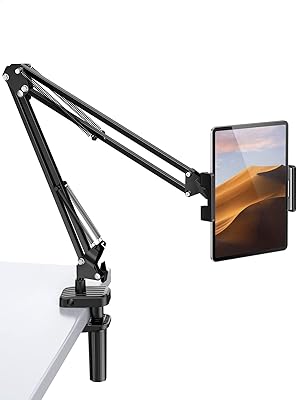 Ugreen 360 -degree rotary tablet support for bed, adjustable arm tongs for desktop, phone and tablet support in alloy compatible with iPad Pro 2022/iPad Air/iPad Mini/IPhone 14 Pro, Samsung Tab Noir.. Shop with confidence at DIAYTAR NIGERIA, Nigeria's premier affordable e-commerce platform.