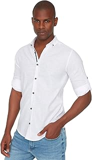 Long sleeve shirt White Apollent Slim Cut For Men with Reverse Pin.. Discover the perfect shopping balance at DIAYTAR NIGERIA with competitive prices and prompt delivery.