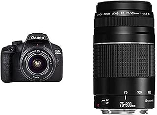Kit d'objectif canon eos 4000d ef-s 18-55mm iii + objectif 75-300mm + objectif 50mm f/1.8 stm.. DIAYTAR NIGERIA combines affordability, variety, and convenience with nationwide delivery services.
