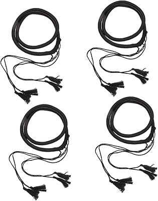 FRCOLOR 4PCS Men's Bang of Dubai Hair Ties For Men Hat Turban Hat in rope.. DIAYTAR NIGERIA connects desires with reality through affordable prices and reliable delivery service.