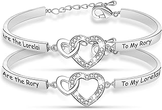 Gilmore Girls jewelry gift for mother and daughter, jewelry inspired by the film You Are the Lorelai to My Rory Gilmore Girls.. Nigeria's favorite online shopping platform, DIAYTAR offers unbeatable prices and delivery within a week.