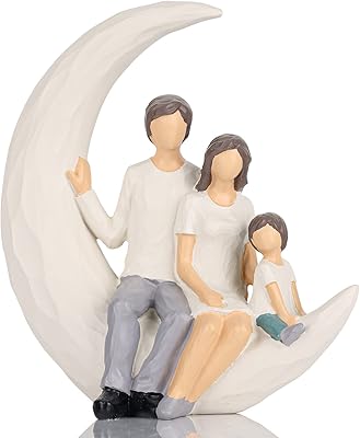 Family figurines decor family of 3 figurines, family figurine in resin, character figurine (b).. From Lagos to Kano, DIAYTAR Nigeria delivers across Nigeria in days.
