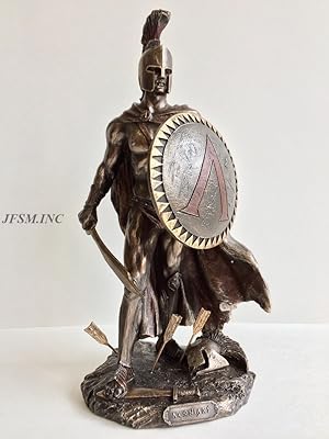 Spartan statue of King Léonidas with sword and bronze shield by Veronese Design.. Whether you're in Lagos, Abuja, or anywhere in between, DIAYTAR Nigeria ensures your online shopping experience is smooth, affordable, and fast.