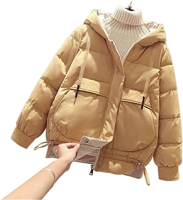 Gandus Winter Puffer For Women - Packaged Coats for Girls - Hooded High - Fall Coats - Short cotton padded jackets (Color: Hortel, Size: M).. DIAYTAR NIGERIA brings the marketplace to every Nigerian home with affordable prices and quick delivery.