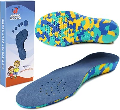 Orthopedic insole padded Elaka for children for the support of the Vault Plantaire, Eva foam inserts for flat feet and plantar fasciitis.. DIAYTAR NIGERIA revolutionizes online shopping with competitive prices and reliable 5-8 day delivery.