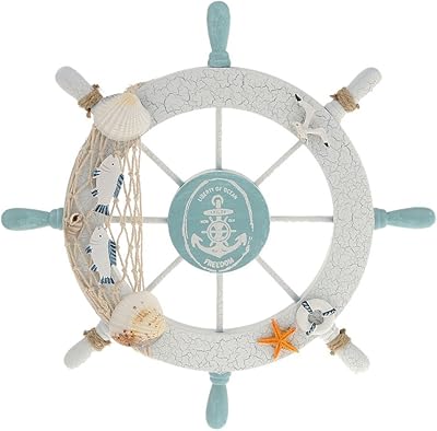Reinard seaside wooden boat flywheel fishing fillet shell white wall decoration - fish.. Shop across categories at DIAYTAR NIGERIA with the confidence of affordable prices and delivery within 8 days.