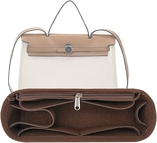 Lakai Hermes Herbag 31 Handbag Organizer 1011 Brown - 26.5 x 7.5 x 13 cm.. DIAYTAR Nigeria offers great deals, a huge product variety, and delivery in under a week.