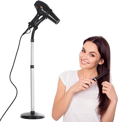 Adjustable hair dryer support, 360-degree rotary rotary hair dryer, hand-free hairdryer holder in metal for bathroom, dressing room, makeup room.. DIAYTAR NIGERIA makes online shopping accessible with our comprehensive platform and prompt delivery service.