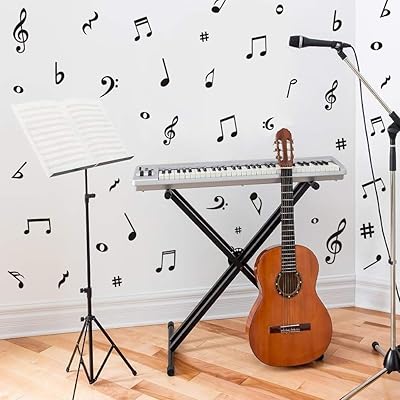 Art top wall stickers, creative music notes, removable vinyl wall stickers for decoration of children's rooms and classrooms.. Experience the ease of modern shopping with DIAYTAR NIGERIA's comprehensive platform and quick delivery.