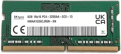 SK Hynix DDR4 3200 PC4 1RX16 SODIUM RAM 1RX16 HMAA1GS6CJR6N-XN SO-DIMM for Dell, HP, LENOVO and other systems.. DIAYTAR Nigeria: trusted by thousands for fast, reliable delivery.