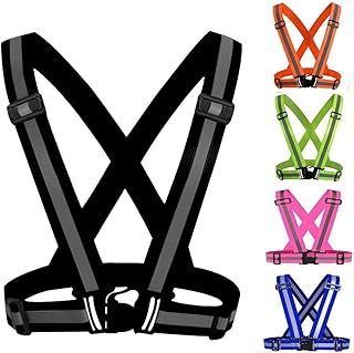 Cool baby unisex reflective vest with adjustable laser safety belt for night race, cycling, jogging, walking (black) yly027.. No stress, just speed — DIAYTAR Nigeria ships in days.