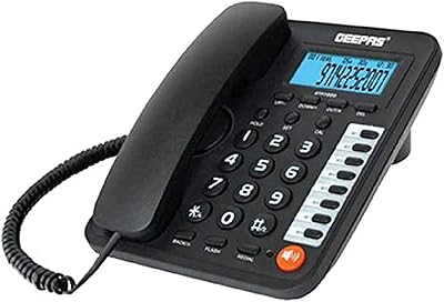 Geepas executive phone with identification of the caller GTP7220.. Experience shopping freedom with DIAYTAR NIGERIA's vast selection and dependable nationwide shipping.