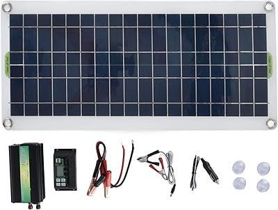 Battery charger starter kit 100 Ah with solar female solar USB, 30 W 5 V, 1000 W inverter system, 12 V 220 V converter for the house and the car.. Shop the smart way with DIAYTAR NIGERIA's extensive selection and budget-friendly nationwide delivery.