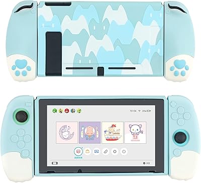 Geekshare Flexible silicone protective case compatible with Nintendo Switch and Joy -Con - Fine shell absorbing shocks and anti -scratches with ergonomic design for switch - blue.. Shop for everything you need at DIAYTAR NIGERIA, with budget-friendly prices and quick delivery.