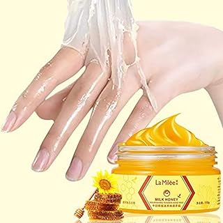 Hand mask lamili with milk and honey with handling wax with moisturizing and nourishing paraffin 110g.. Navigate through thousands of products at pocket-friendly prices with DIAYTAR NIGERIA's easy-to-use platform.