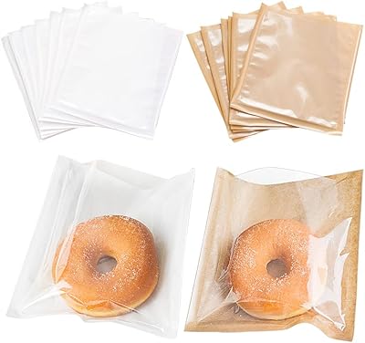 100 pieces bakery bags transparent thermoscellables for cookies and food candy in paper.. Looking for great deals without compromising on quality? DIAYTAR Nigeria brings you thousands of top products at affordable rates, delivered straight to your doorstep.