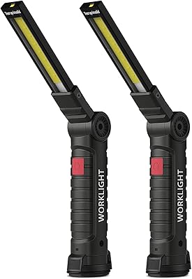 COGIMBO rechargeable LED light set with magnetic base and 5 360 -degree rotation modes for men by Tool Gift (2 black packages).. Your digital shopping companion, DIAYTAR NIGERIA offers exceptional value with delivery in less than 8 days.
