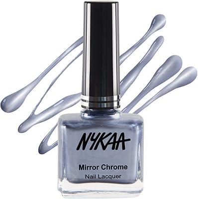 Nike Mirror Chrome nail polish (Intergalactic Blue 161) - Blue - Long -term color nail polish, rich pigment in a single pass (9 ml).. DIAYTAR NIGERIA: Where smart shoppers find everything they need at prices they can afford.