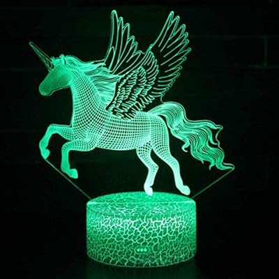 3D unicorn led night light 2 theme 7 changing colors Touch atmosphere Christmas gift decoration gift for children.. Your everyday shopping solution, DIAYTAR NIGERIA offers variety and value delivered within 8 days.
