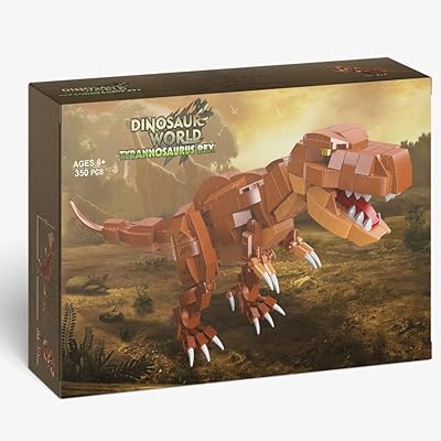 Little story block dinosaur world (leg goodt) - tyrannosaure rex (350 pièces).. DIAYTAR NIGERIA: Bringing quality products to your doorstep at prices that won't break the bank.