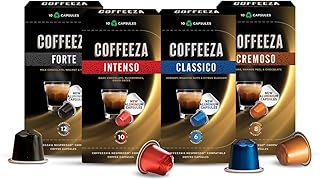 Covisa aluminum coffee capsules, favorite varied pack (40 capsules, compatible with original Nespresso machines).. DIAYTAR NIGERIA: Connecting Nigerians with affordable products through our expansive e-commerce platform.