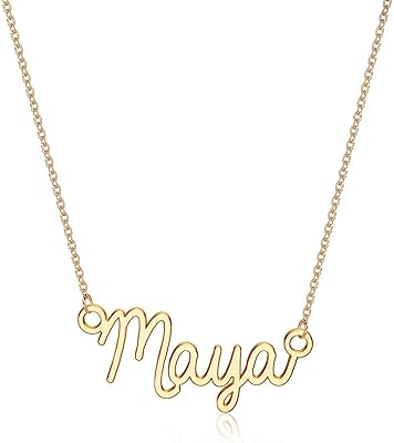 Turandoss personalized first name necklace, collar name gold plated 14 carats elegant name elegant name personalized gifts for women girls children.. Shopping made simple with DIAYTAR NIGERIA's vast selection and budget-friendly nationwide delivery.