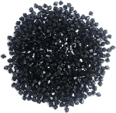 720 pieces of crystal bacon pearls or crystal glass microperles for jewelry or clothing - 3.5 mm china (black color).. Shop confidently with DIAYTAR NIGERIA, offering affordable prices and reliable delivery within a week.