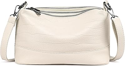 Small shoulder bag for women in real leather with adjustable shoulder strap.. DIAYTAR NIGERIA revolutionizes access to quality products with affordable prices and dependable shipping.