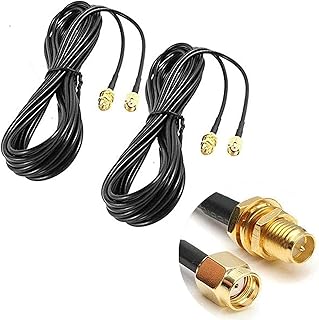 Male coaxial extension cable with 3 m female 10 female for wireless local network and other outdoor antenna equipment, pack of 2.. Enjoy the simplicity of shopping with DIAYTAR NIGERIA, offering vast choices delivered in just 5-8 days.