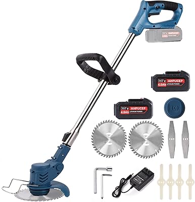 Wireless haircut with 9 blades 2 electric brushcutters powered by battery.. DIAYTAR NIGERIA: Where every purchase is affordable and delivery is always within a week.